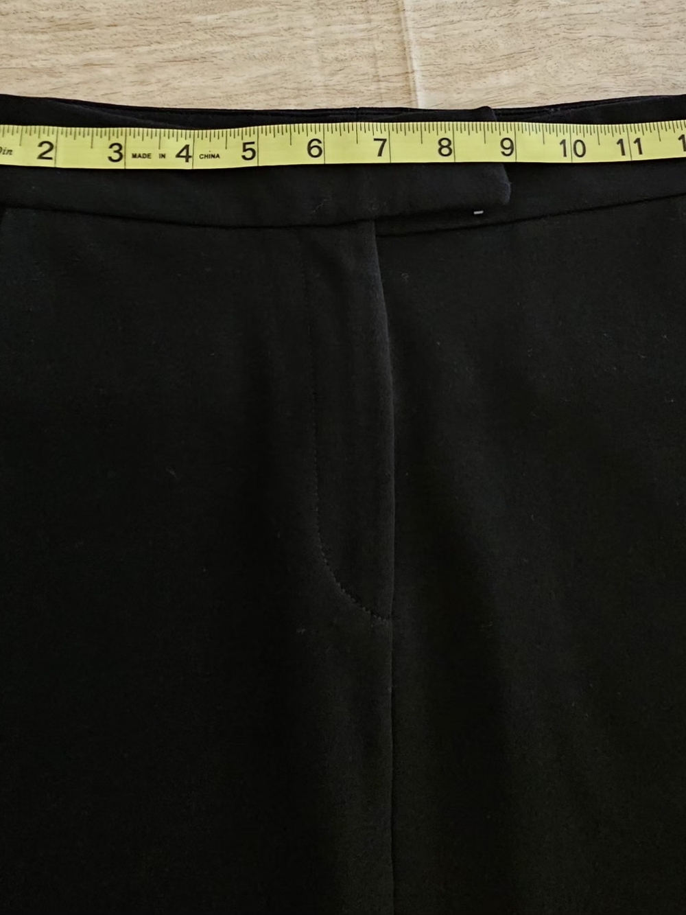 GBTSO Classic Black Midi Pencil Skirt with Pockets - Size XS - Picture 11 of 12